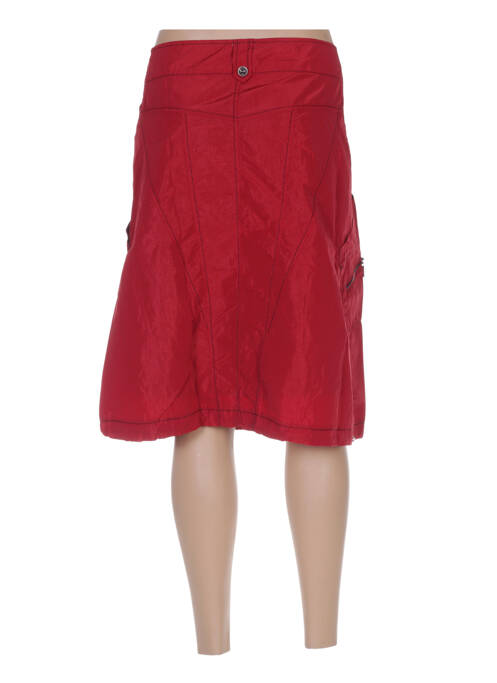 Fustă midi roșu ARELINE femeie