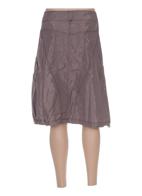 Fustă midi maro ARELINE femeie