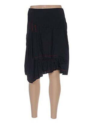 Fustă midi negru ARELINE femeie