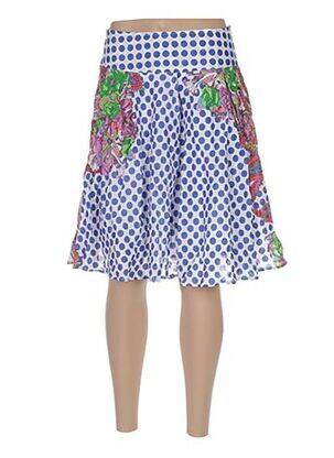 Fustă midi albastru ARELINE femeie