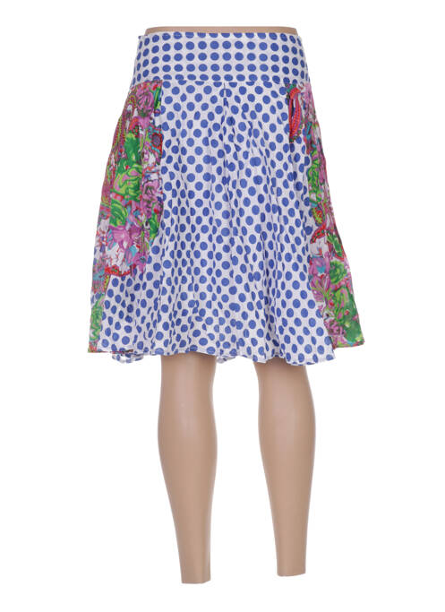 Fustă midi albastru ARELINE femeie