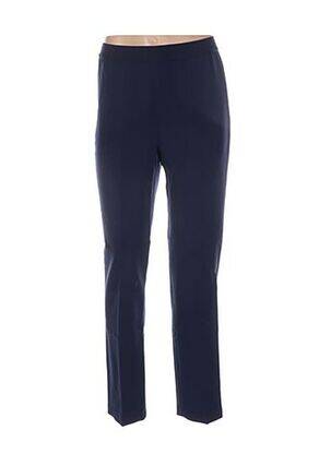 Pantalon drept talie elastică albastru NICE THINGS femeie