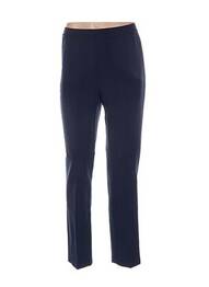 Pantalon drept talie elastică albastru NICE THINGS femeie