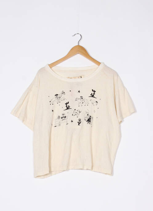 Tricou bej WORSTOK femeie