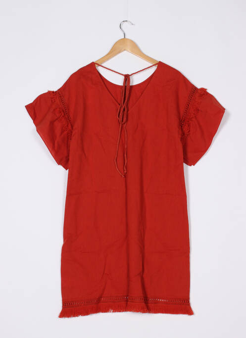 Rochie midi portocaliu ANTHROPOLOGIE femeie