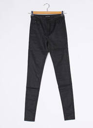 Pantalon 7/8 elasticitate mărime normală negru ESTEE BROWN femme