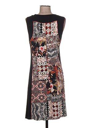 Rochie midi fără mâneci fără mâneci negru GUY DUBOUIS femme