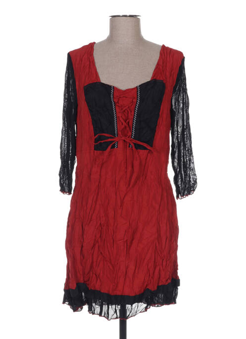 Tunică mâneci lungi roșu FRANSTYLE femeie