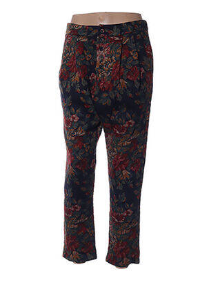 Pantalon drept talie cu cleme talie înaltă albastru ZOE LA FEE femeie