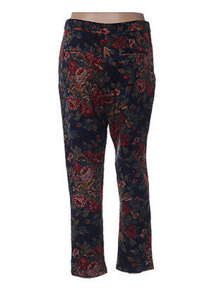 Pantalon drept talie cu cleme talie înaltă albastru ZOE LA FEE femeie