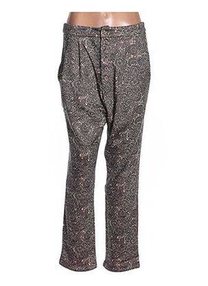 Pantalon drept maro ZOE LA FEE femeie