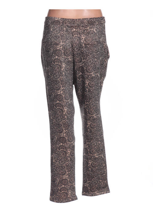 Pantalon drept maro ZOE LA FEE femeie