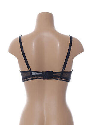 Sutien broderie top sutien modelat negru DARJEELING femeie