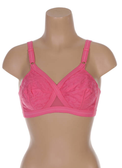 Sutien fără armatură fără armatură roz PLAYTEX femme