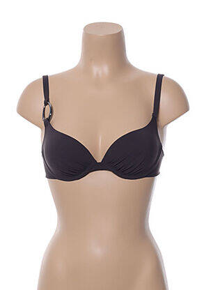 Sutien de costum de baie bretele elastice reglabile top sutien push-up maro SIMONE PERELE femeie