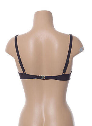 Sutien de costum de baie bretele elastice reglabile top sutien push-up maro SIMONE PERELE femeie