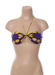 Sutien de costum de baie închidere cu legături de legat top sutien modelat violet SIMONE PERELE femeie