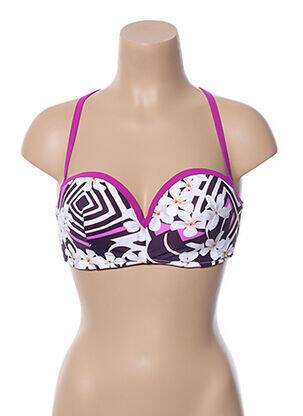 Sutien de costum de baie bretele elastice detașabile top sutien modelat violet SIMONE PERELE femeie