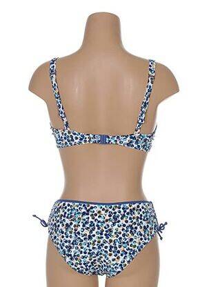 Costum de baie din două piese închidere cu agrafă albastru BELCOR femme
