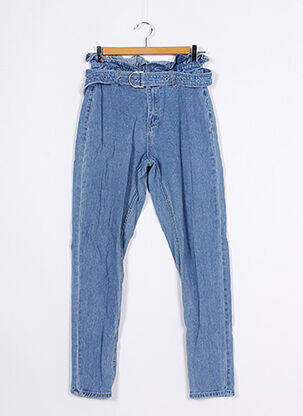 Blugi cu croială slim albastru MISSGUIDED femeie