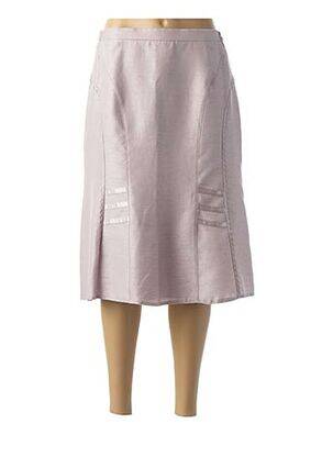 Fustă midi roz FRANCE RIVOIRE femeie