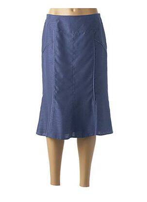 Fustă midi albastru FRANCE RIVOIRE femeie