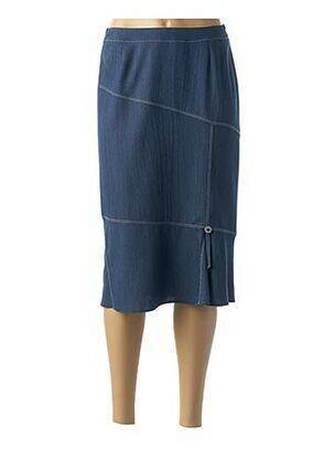 Fustă midi albastru FRANCE RIVOIRE femeie