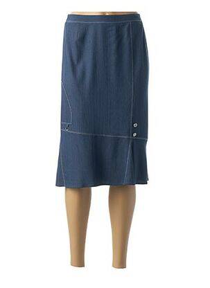 Fustă midi albastru GUY DUBOUIS femeie
