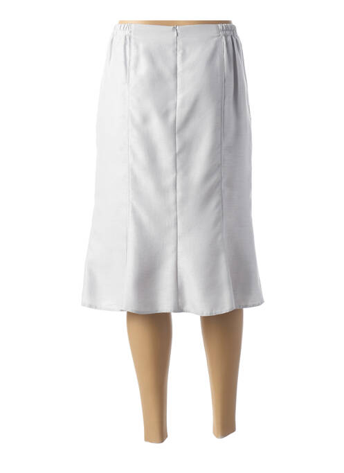 Fustă midi gri FRANCE RIVOIRE femeie