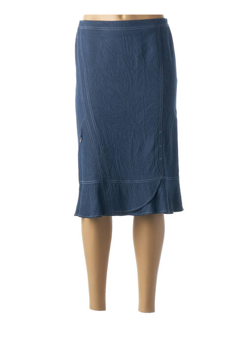 Fustă midi albastru GUY DUBOUIS femeie