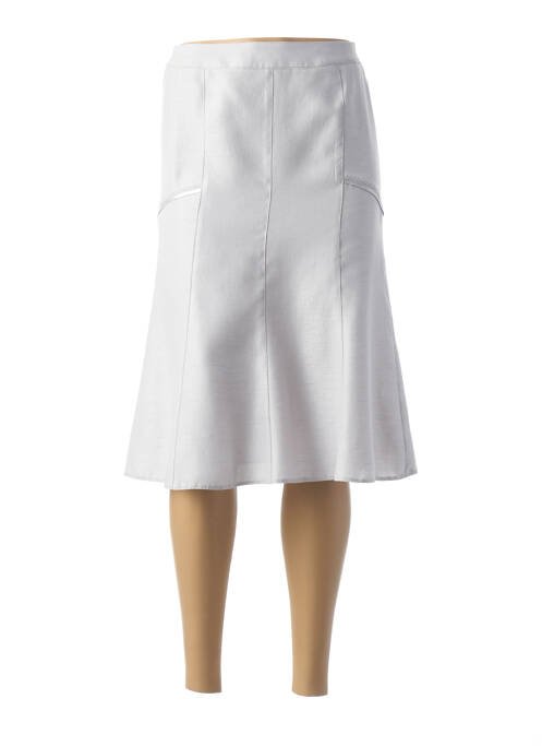 Fustă midi gri GUY DUBOUIS femeie