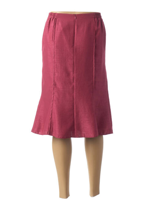 Fustă midi roșu FRANCE RIVOIRE femeie