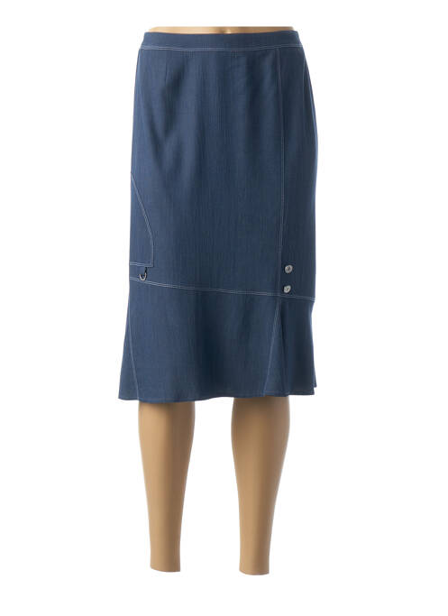 Fustă midi albastru GUY DUBOUIS femeie