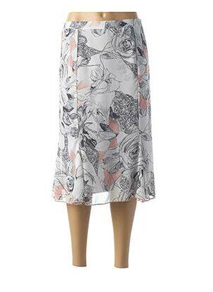 Fustă midi gri FRANCE RIVOIRE femeie