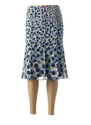 Fustă midi albastru GUY DUBOUIS femeie