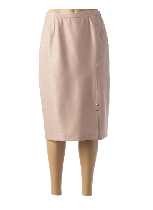 Fustă midi bej GUY DUBOUIS femeie