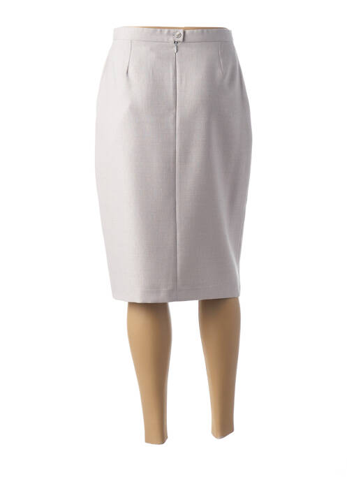 Fustă midi gri FRANCE RIVOIRE femeie