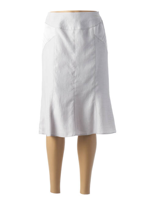 Fustă midi gri FRANCE RIVOIRE femeie