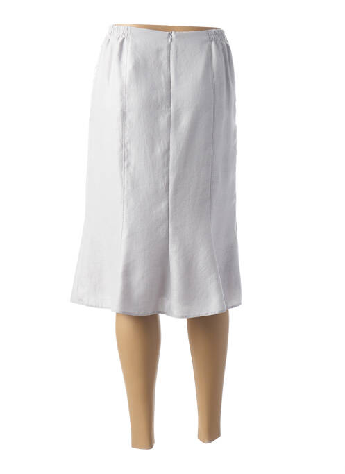 Fustă midi gri FRANCE RIVOIRE femeie