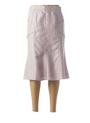 Fustă midi roz IMPULSION femeie