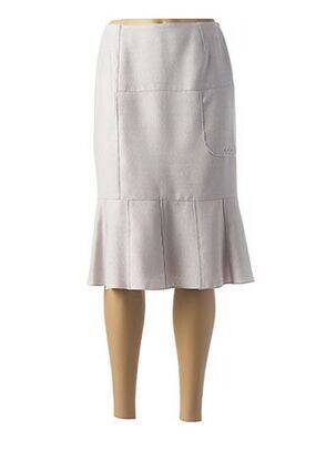 Fustă midi bej GUY DUBOUIS femeie