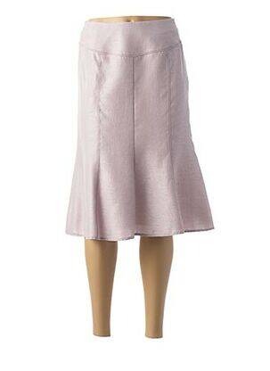 Fustă midi roz FRANCE RIVOIRE femeie