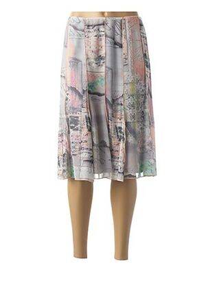 Fustă midi gri GUY DUBOUIS femeie