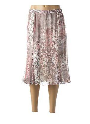 Fustă midi roz FRANCE RIVOIRE femeie