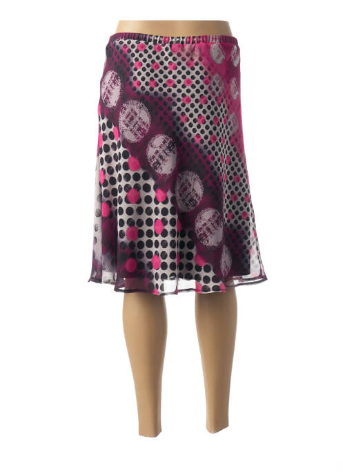 Fustă midi roz LISA CHESNAY femeie