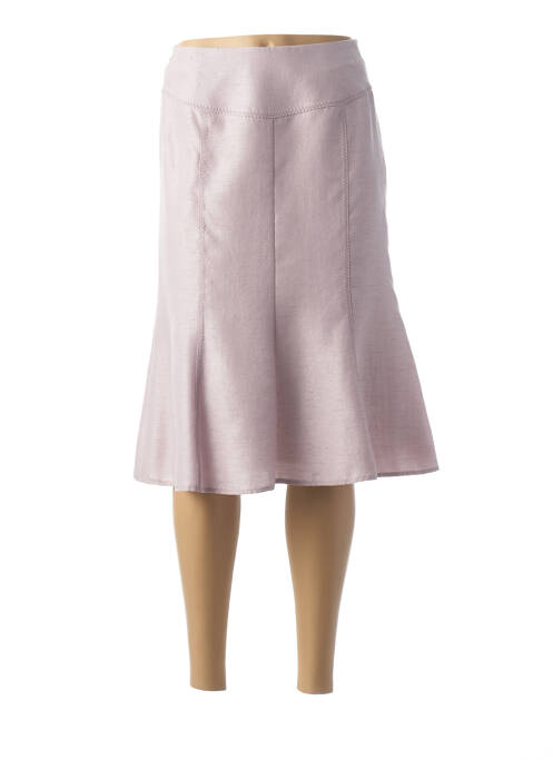 Fustă midi roz FRANCE RIVOIRE femeie