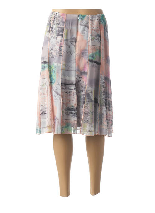 Fustă midi gri GUY DUBOUIS femeie