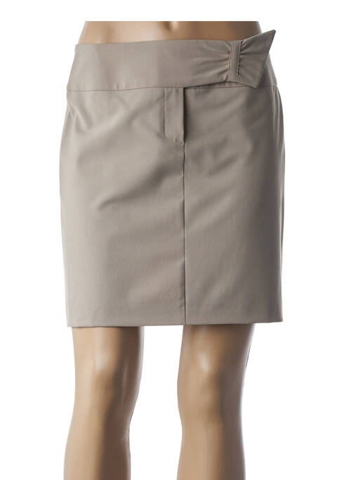 Fustă scurtă bej TEENFLO femeie