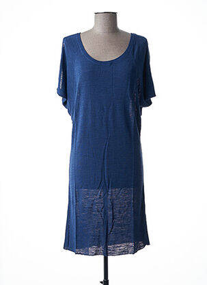 Rochie pulover albastru STEFAN GREEN femeie