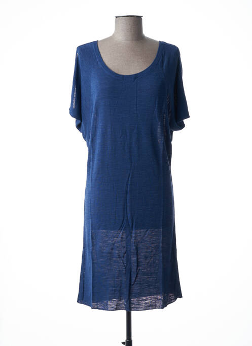 Rochie pulover albastru STEFAN GREEN femeie